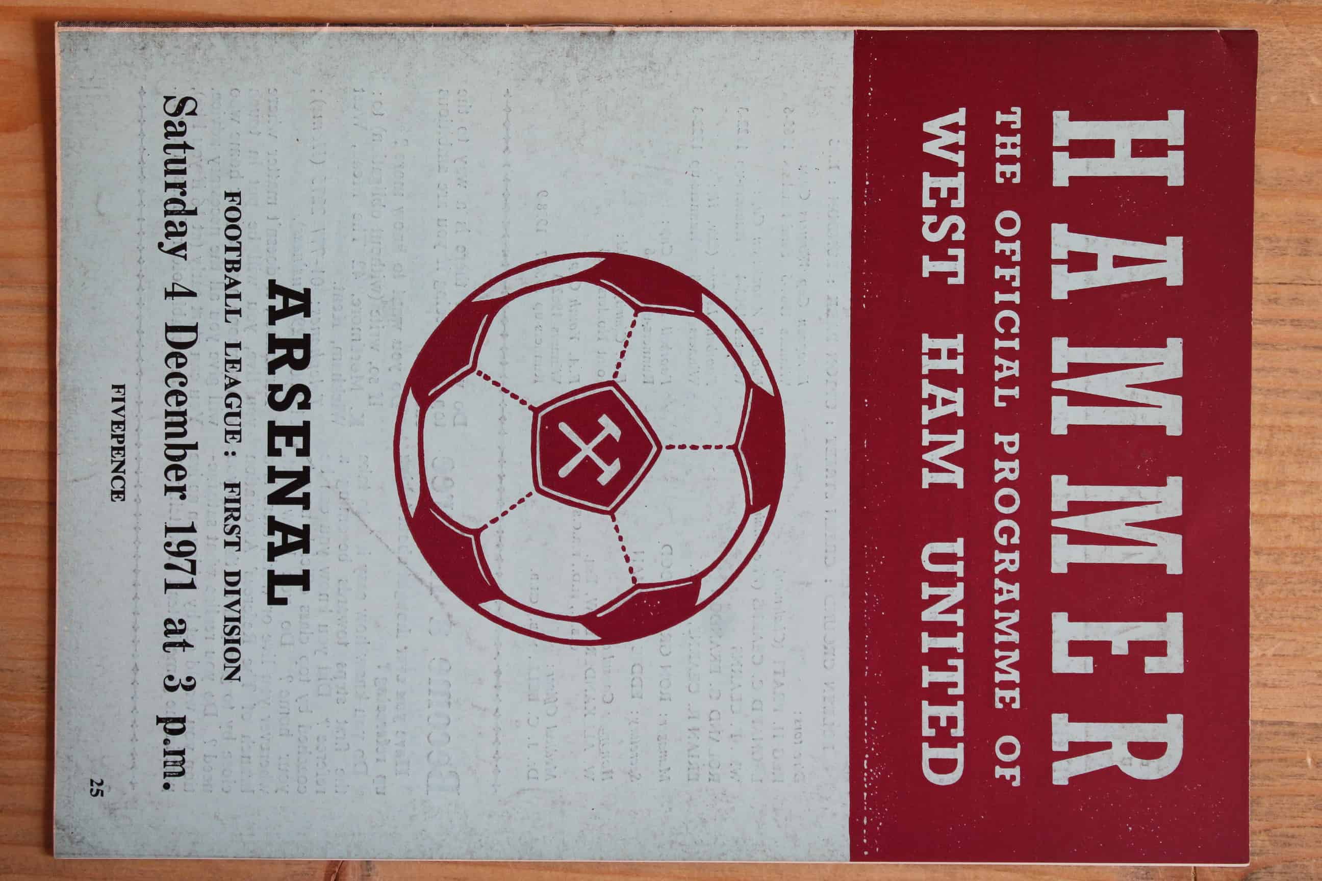 West Ham United FC v Arsenal FC